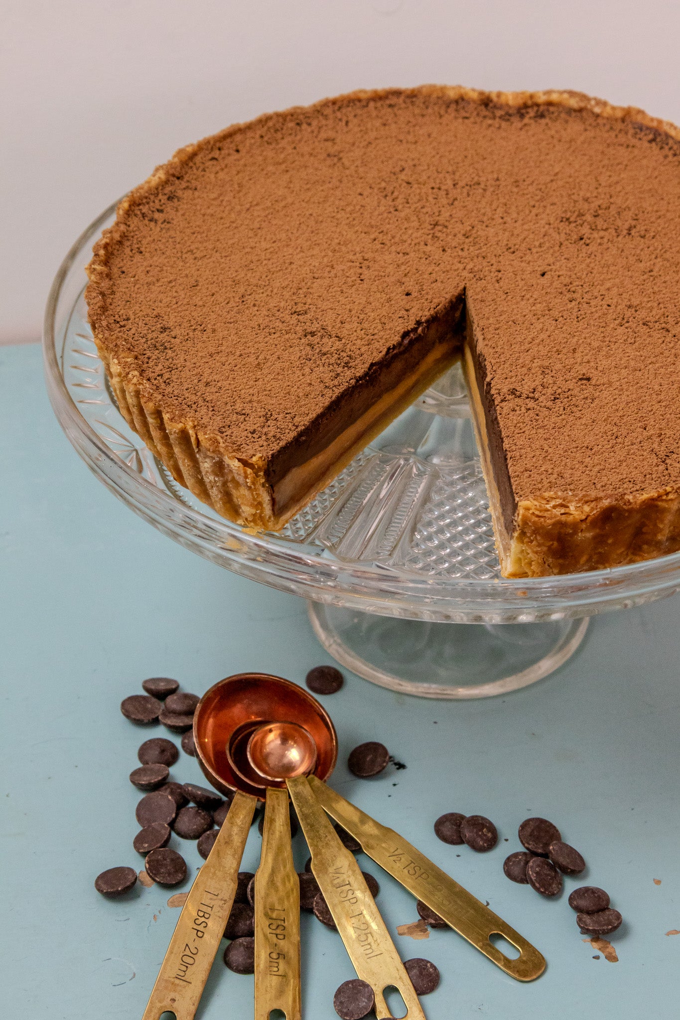 Chocolate and Salted Caramel Tart